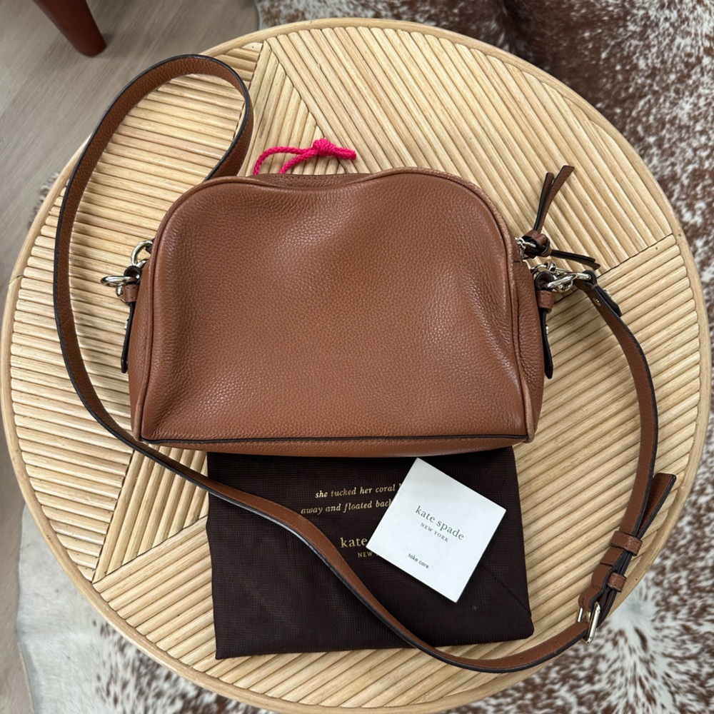 Kate Spade Tan Leather Shoulder Bag - Picture 2 of 3